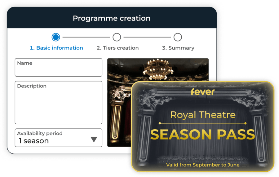 Memberships & season passes for theatres