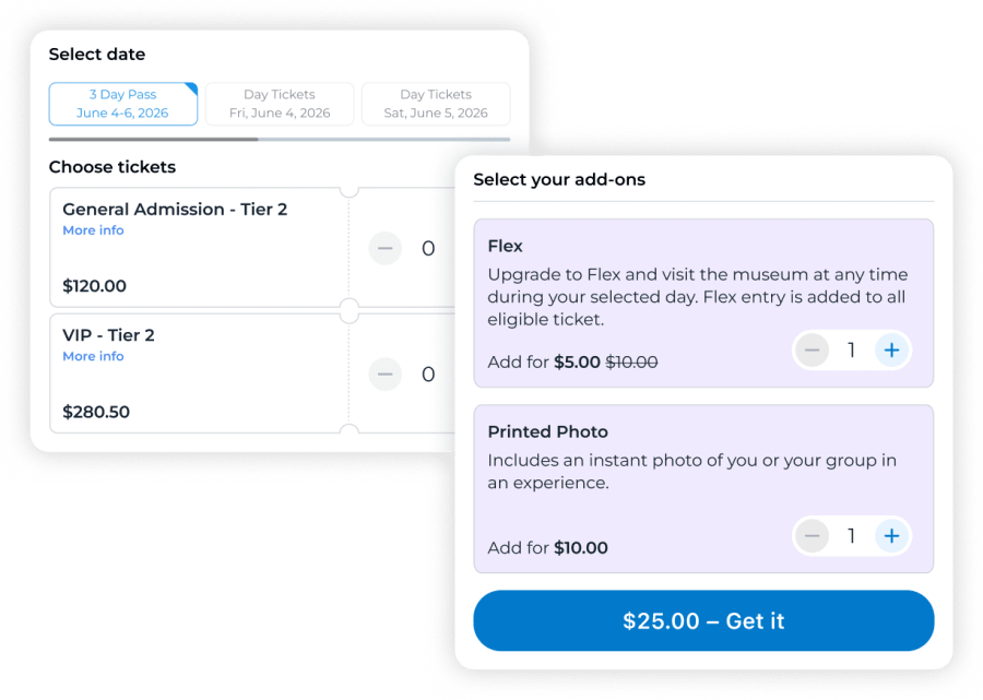 Packs y entradas combinadas para aumentar los ingresos