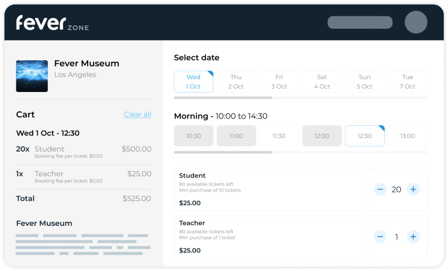 Increase event revenue from group bookings