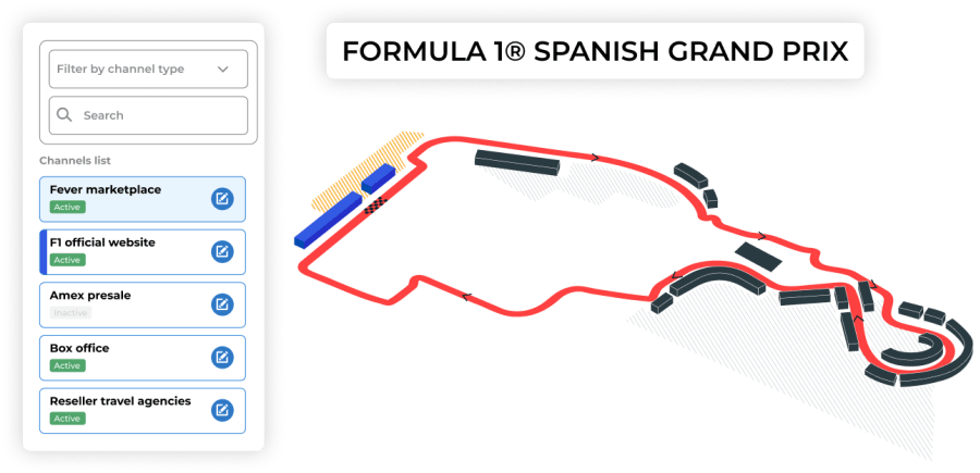 Ticket distribution sports software