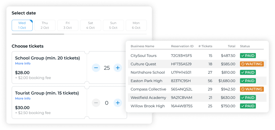Group bookings made easy