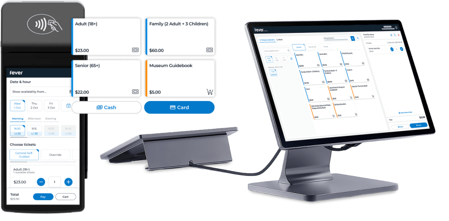 Online & onsite ticketing technology