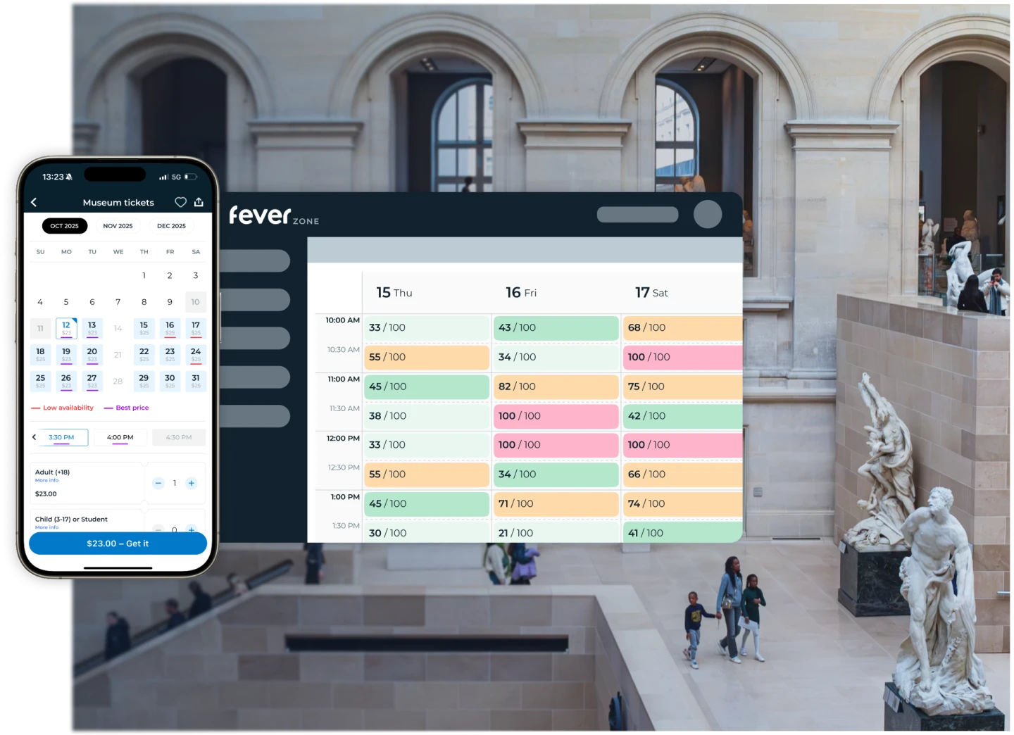 Software ticketing museum