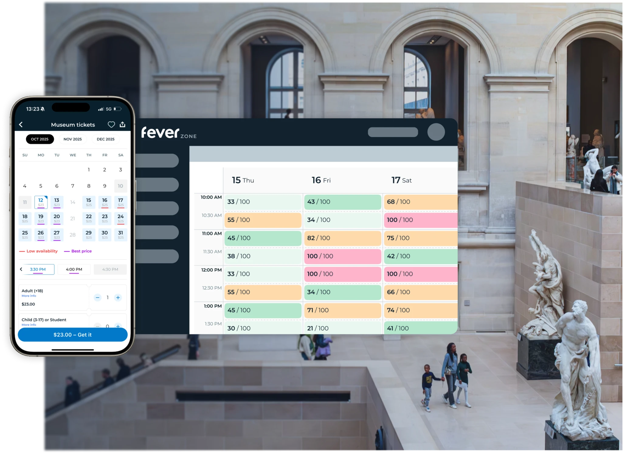 Software ticketing museum