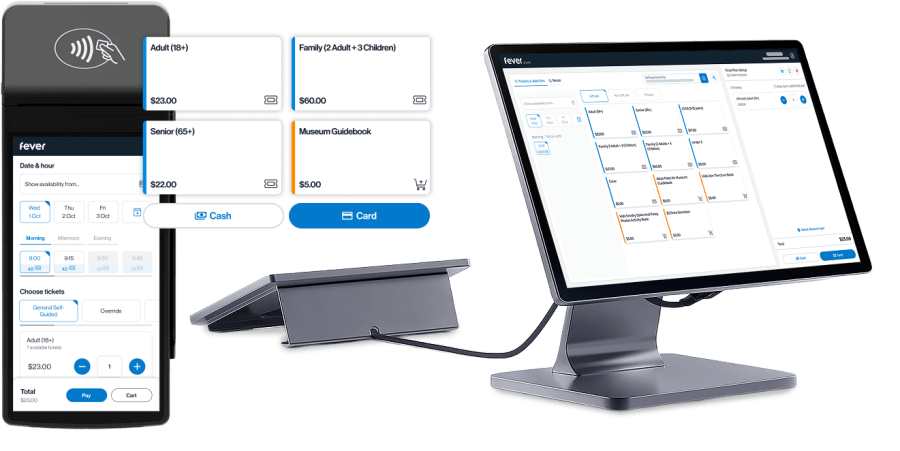 Box office ticketing and on-site point of sales