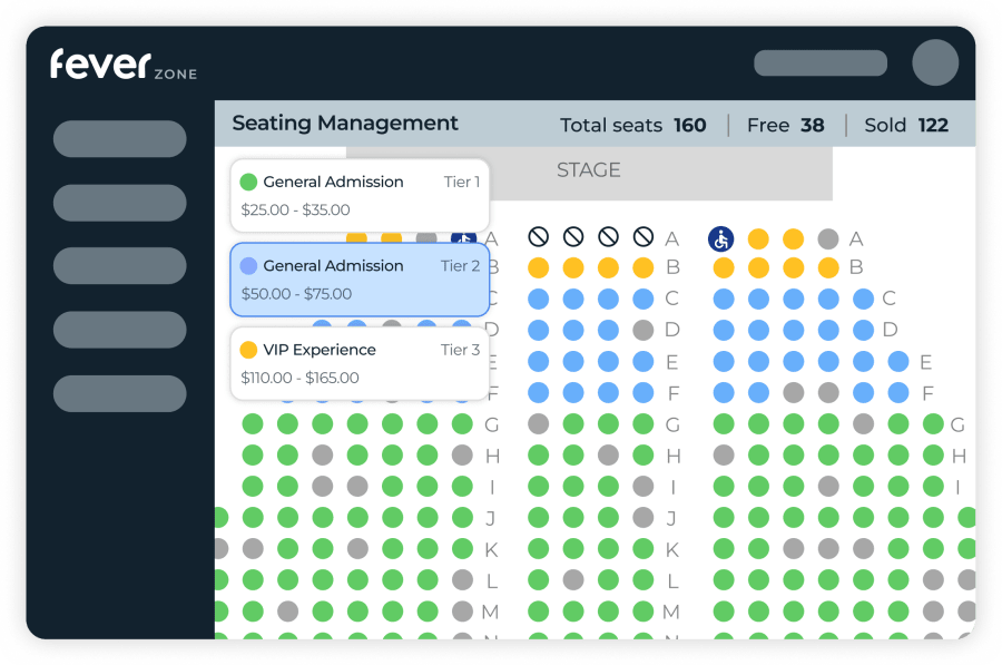Seating maps event