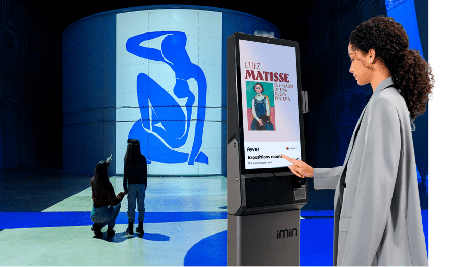 Self-service kiosks for scalable on-site ticketing