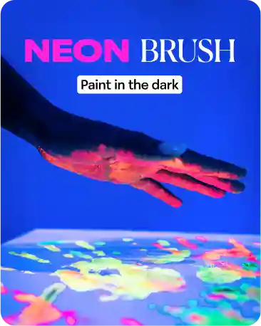 Word lid van het Neon Brush: Een neon schilderworkshop Ambassadeursprogramma